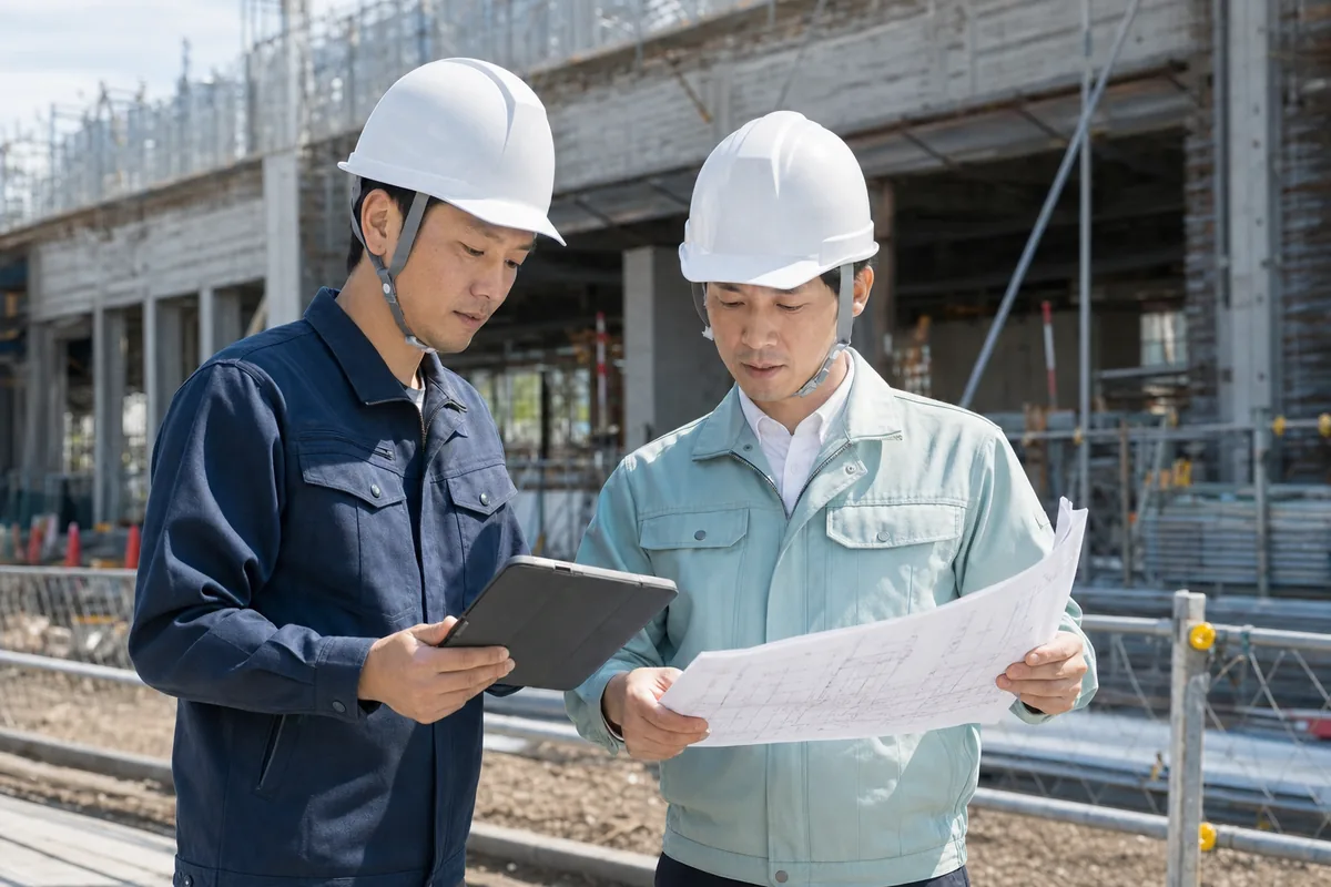 職人から施工管理へ転職する前に確認したいこと｜役割の違いと求人の見方の比較ポイントを整理した図解
